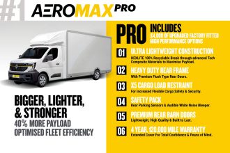 2025 Pre Launch Renault AeroMAX PRO 4.1M x 2.5M Low Floor Luton Van