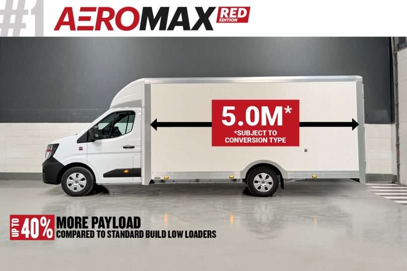 AeroMAX RED Edition Low Loader Luton Van