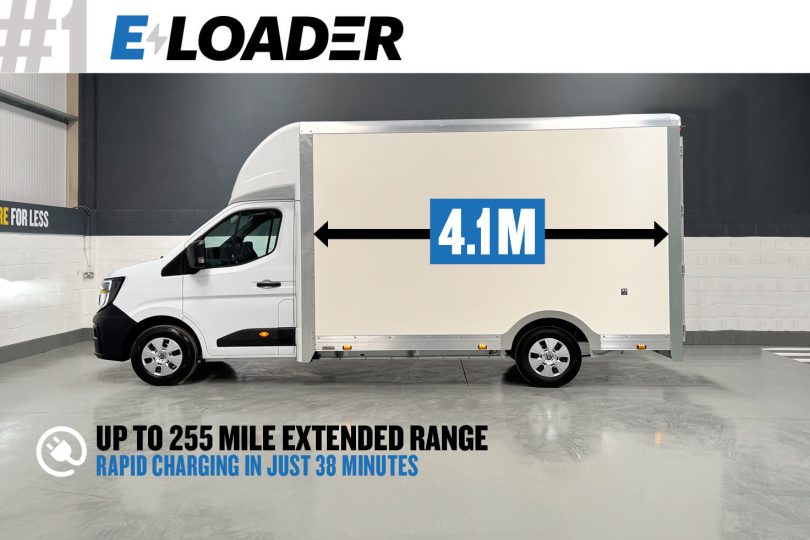 100% Electric High Payload Low Loader Van