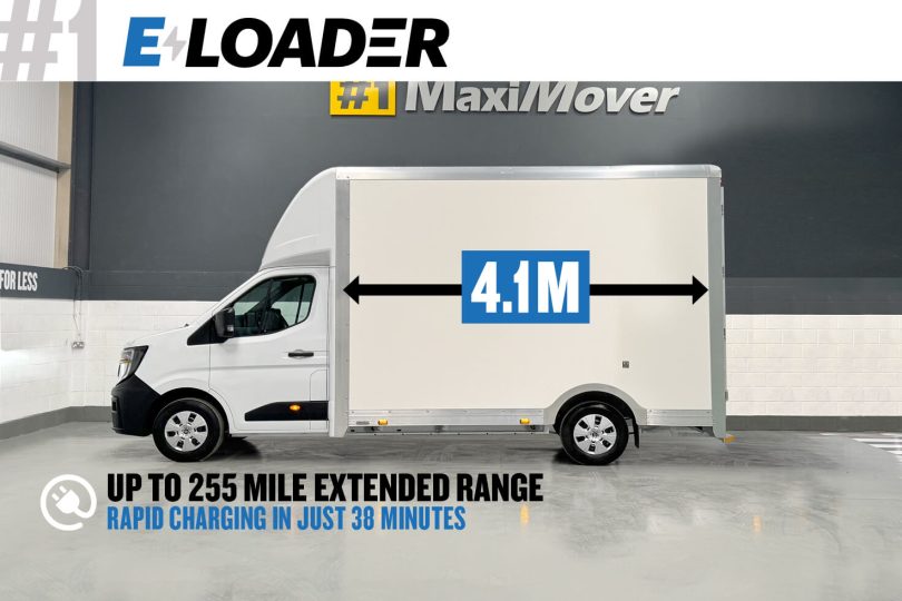 100% Electric High Payload Low Loader Van