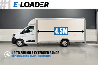 2025 Renault AeroMAX E-LOADER 4.5M x 2.3M Low Floor Luton Van