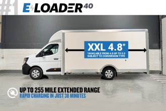 2025 Renault AeroMAX E-LOADER 40 XXL 4.8 x 2.3 Low Floor Luton Van