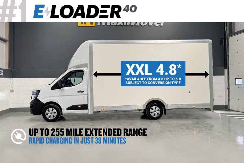 High Payload 100% Electric Low Loader Van