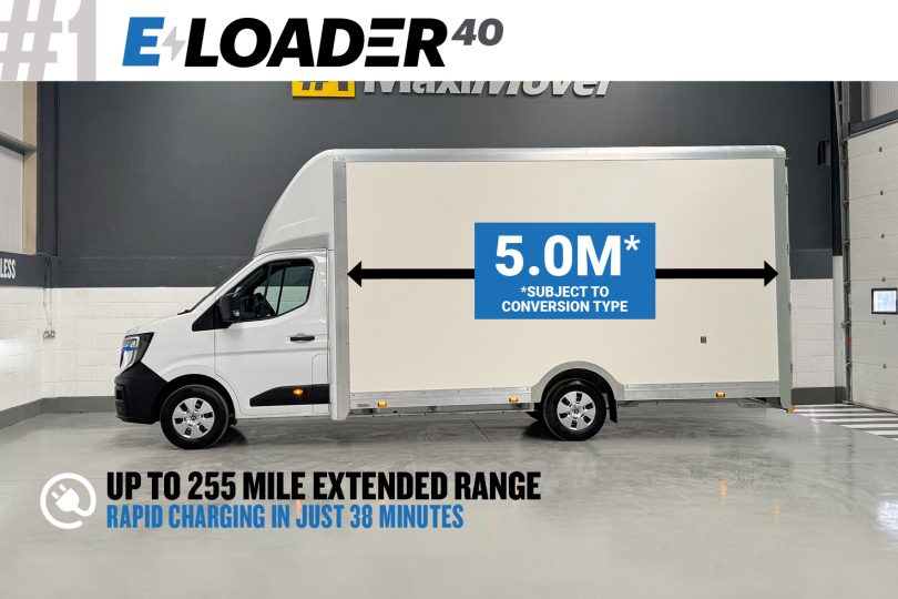100% Electric High Power Low Loader Van