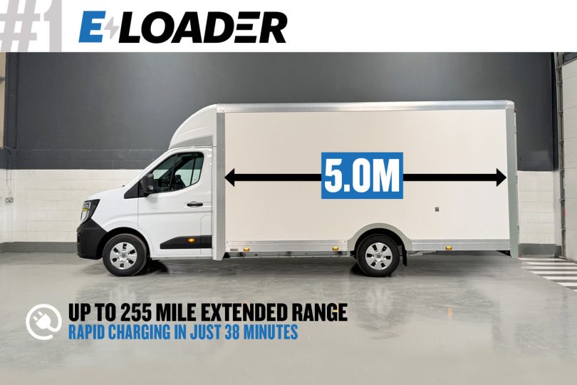 100% Electric High Payload Low Loader Van