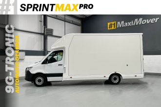 2025 Mercedes SprintMAX PRO 4.5M x 2.5M 9G-Tronic Automatic Low Floor Luton Van