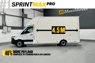 2025 Mercedes SprintMAX PRO 4.5M x 2.5M 9G-Tronic Automatic Low Floor Luton Van