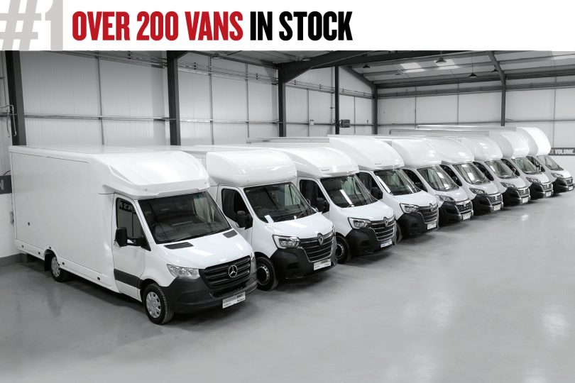 Over 200 Low Loader Vans In Stock