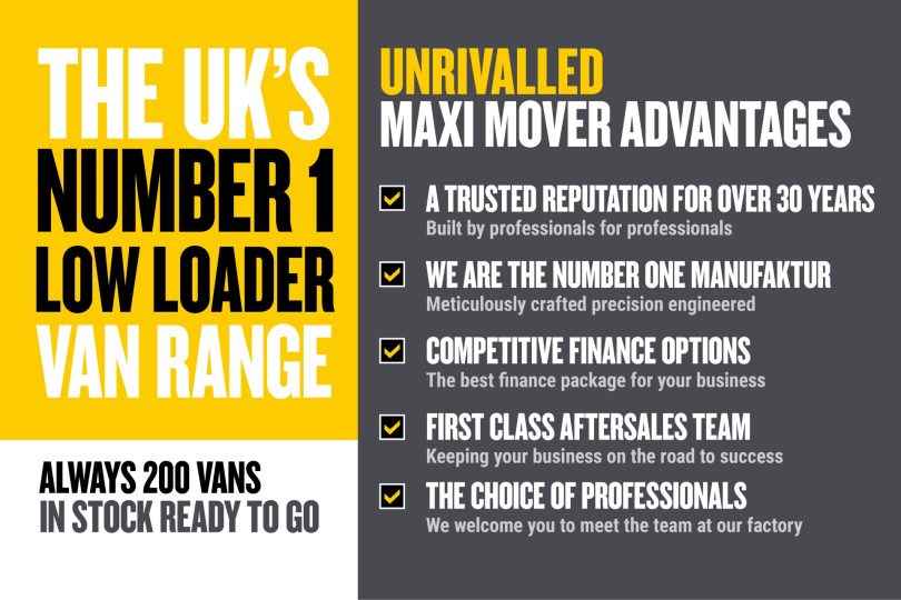 Unrivalled Low Loader Van Range