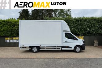 Renault AeroMAX Hi-Roof Roller Shutter 4.1M x 2.5M Luton Van – In Stock