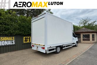 Renault AeroMAX Hi-Roof Roller Shutter 4.1M x 2.5M Luton Van – In Stock