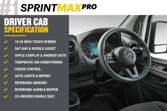 2025 Mercedes SprintMAX PRO 4.5M x 2.7M Low Floor Luton Van
