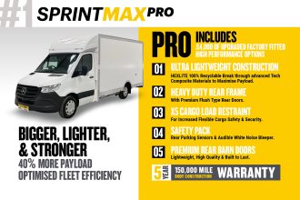 2025 Mercedes SprintMAX PRO 4.5M x 2.7M Low Floor Luton Van