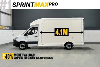 2025 Mercedes SprintMAX PRO 4.1M x 2.3M 9G-Tronic Automatic Low Floor Luton Van