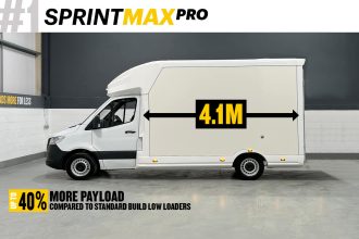 2025 Mercedes SprintMAX PRO 4.1M x 2.5M 9G-Tronic Automatic Low Floor Luton Van