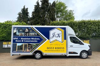 2025 Mercedes SprintMAX PRO 4.5M x 2.7M 9G-Tronic Auto Glass & Glazing Low Floor Luton Van