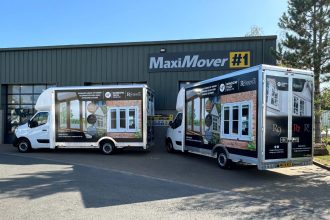 2025 Mercedes SprintMAX PRO 4.5M x 2.7M 9G-Tronic Auto Glass & Glazing Low Floor Luton Van