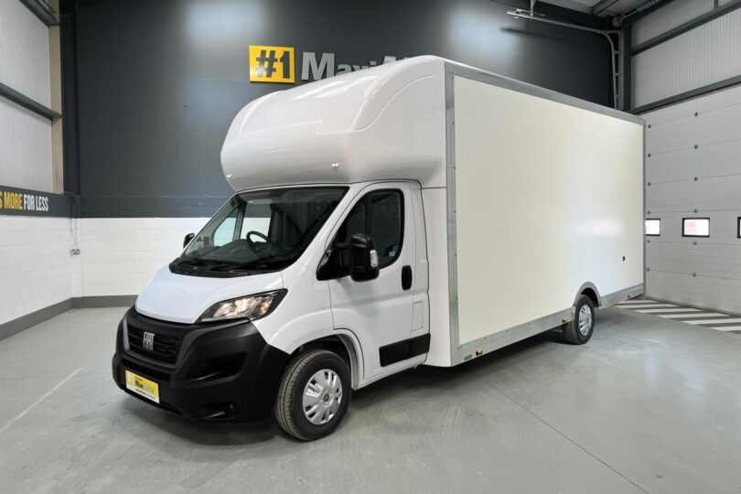 FIAT DUCATO XXL 5.6M x 2.7M WT QUBEMAX LOW LOADER LUTON VAN
