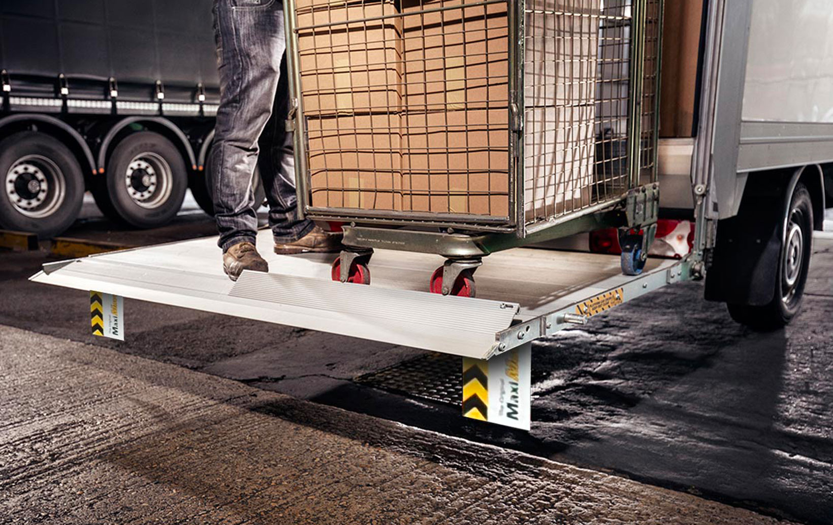 Luton vans at work