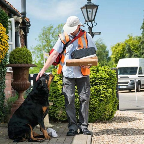 Max Greeting The Postman!