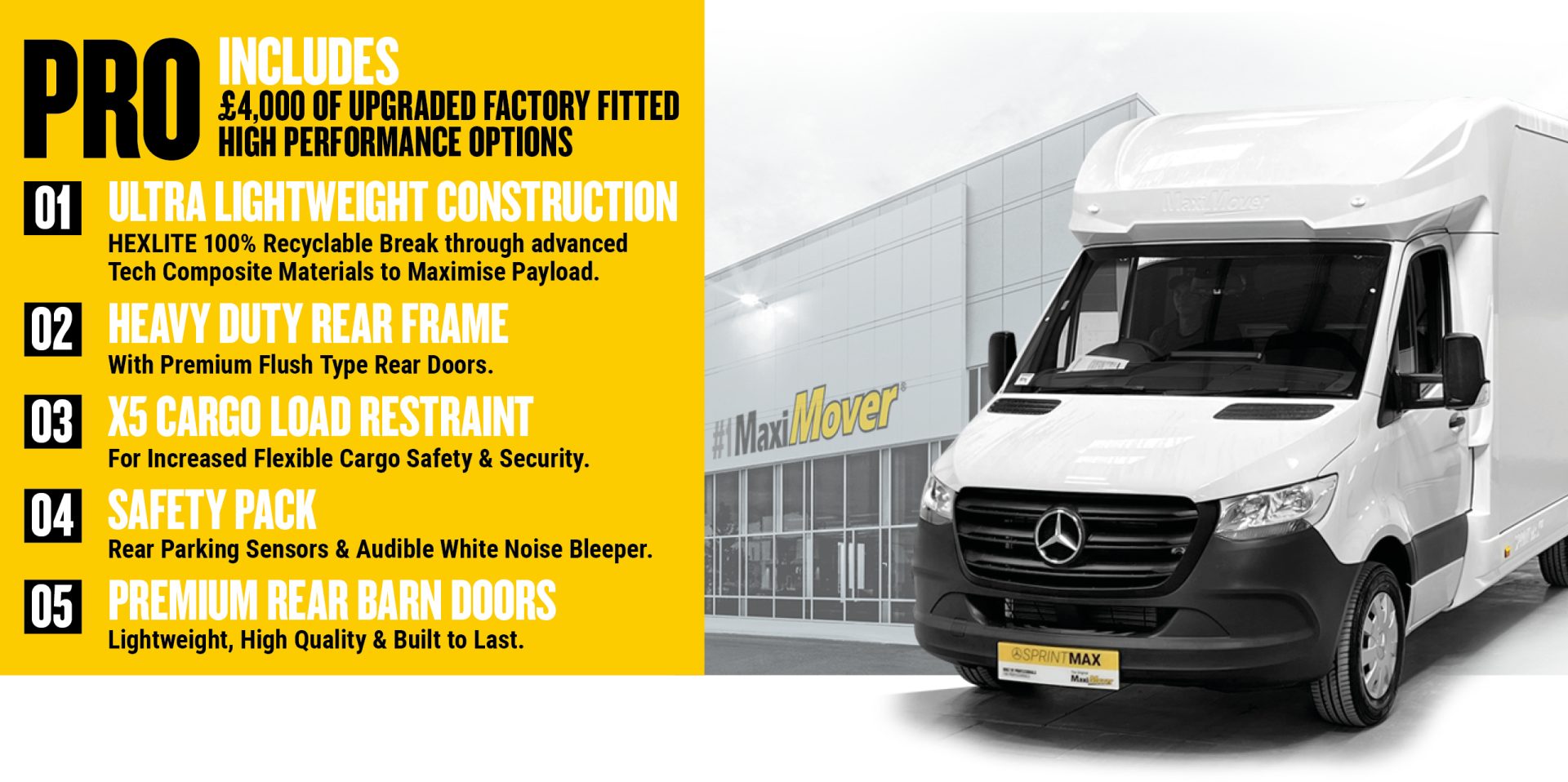 Maxi Mover Low Loader Luton Delivery Vans 
