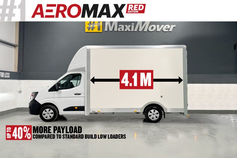 MaxiMover AeroMAX Red Edition Low Loader Van For Sale