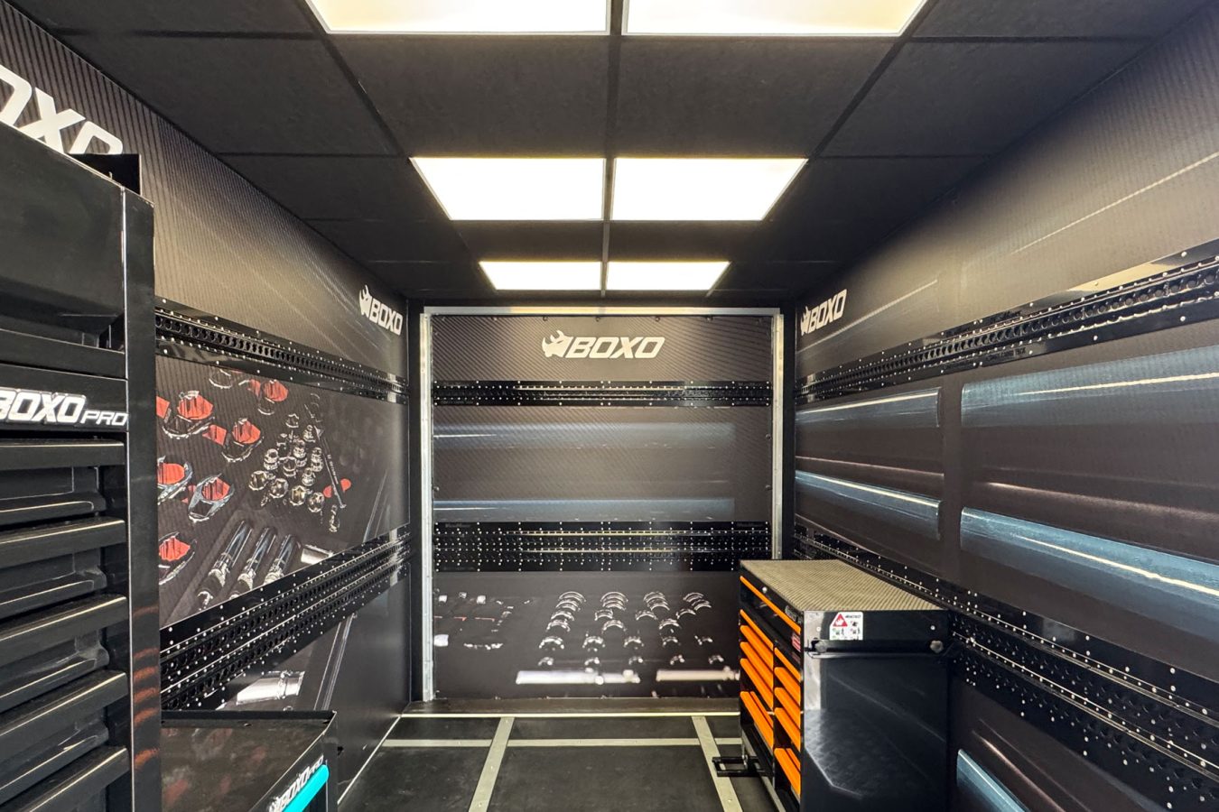 Maxi Mover Low Floor Show Van with Bespoke Ceiling Lighting